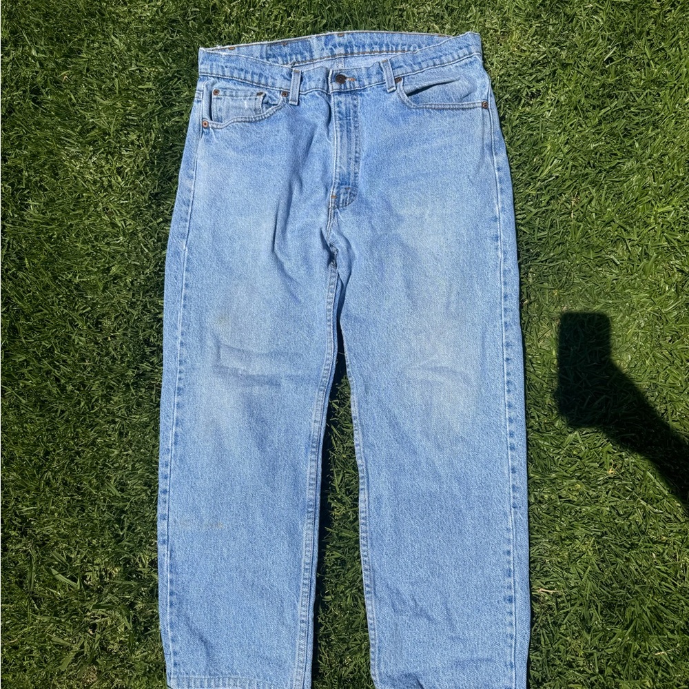 Levi's Blue Straight-Leg Jeans with Vintage Appeal